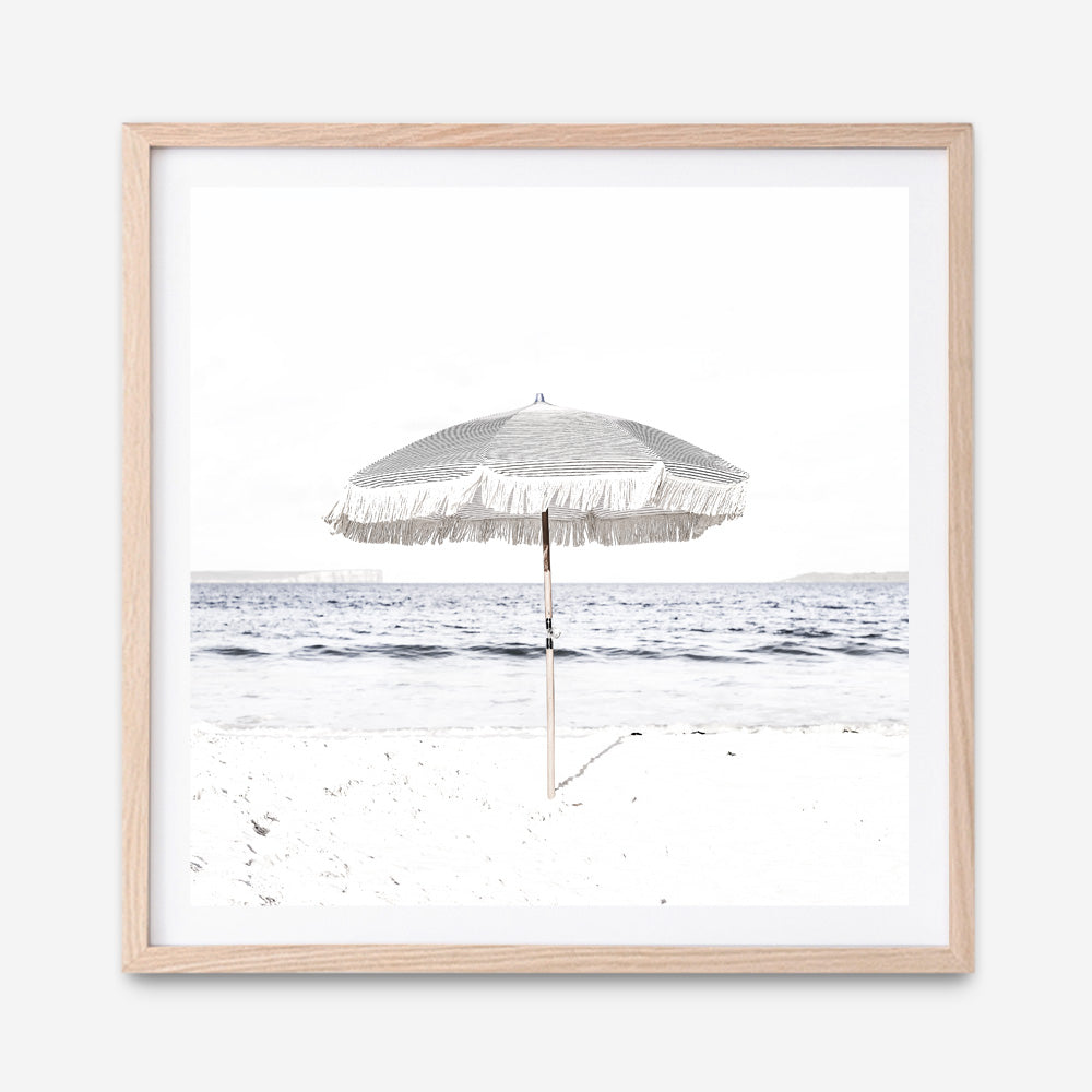 Shop Sun Parasol (Square) Photo Art Print a coastal themed photography wall art print from The Print Emporium wall artwork collection - Buy Australian made fine art poster and framed prints for the home and your interior decor, TPE-694-AP