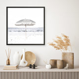 Shop Sun Parasol (Square) Photo Art Print a coastal themed photography wall art print from The Print Emporium wall artwork collection - Buy Australian made fine art poster and framed prints for the home and your interior decor, TPE-694-AP