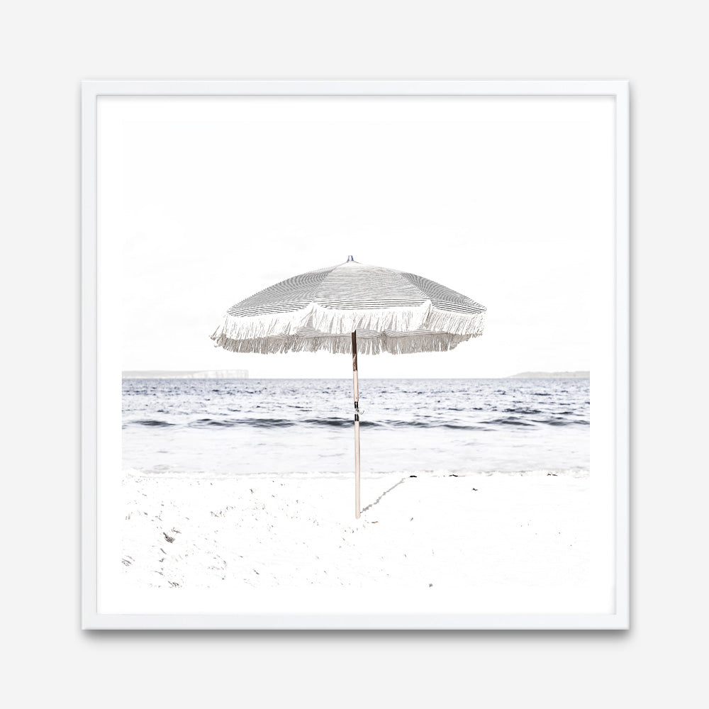 Shop Sun Parasol (Square) Photo Art Print a coastal themed photography wall art print from The Print Emporium wall artwork collection - Buy Australian made fine art poster and framed prints for the home and your interior decor, TPE-694-AP