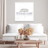 Shop Sun Parasol (Square) Photo Art Print a coastal themed photography wall art print from The Print Emporium wall artwork collection - Buy Australian made fine art poster and framed prints for the home and your interior decor, TPE-694-AP