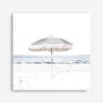 Shop Sun Parasol (Square) Photo Canvas a coastal themed photography framed stretched canvas print from The Print Emporium wall artwork collection - Buy Australian made prints for the home and your interior decor space, TPE-694-CA-40X40-NF