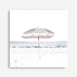 Shop Sun Parasol (Square) Photo Canvas a coastal themed photography framed stretched canvas print from The Print Emporium wall artwork collection - Buy Australian made prints for the home and your interior decor space, TPE-694-CA-40X40-NF