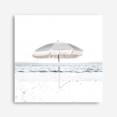 Shop Sun Parasol (Square) Photo Canvas a coastal themed photography framed stretched canvas print from The Print Emporium wall artwork collection - Buy Australian made prints for the home and your interior decor space, TPE-694-CA-40X40-NF