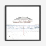 Shop Sun Parasol (Square) Photo Canvas a coastal themed photography framed stretched canvas print from The Print Emporium wall artwork collection - Buy Australian made prints for the home and your interior decor space, TPE-694-CA-40X40-NF