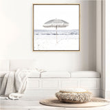 Shop Sun Parasol (Square) Photo Canvas a coastal themed photography framed stretched canvas print from The Print Emporium wall artwork collection - Buy Australian made prints for the home and your interior decor space, TPE-694-CA-40X40-NF