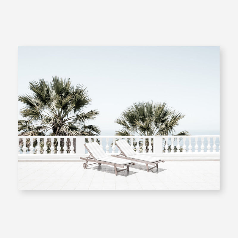 Shop Sun Terrace I Photo Art Print a coastal themed photography wall art print from The Print Emporium wall artwork collection - Buy Australian made fine art poster and framed prints for the home and your interior decor, TPE-1295-AP