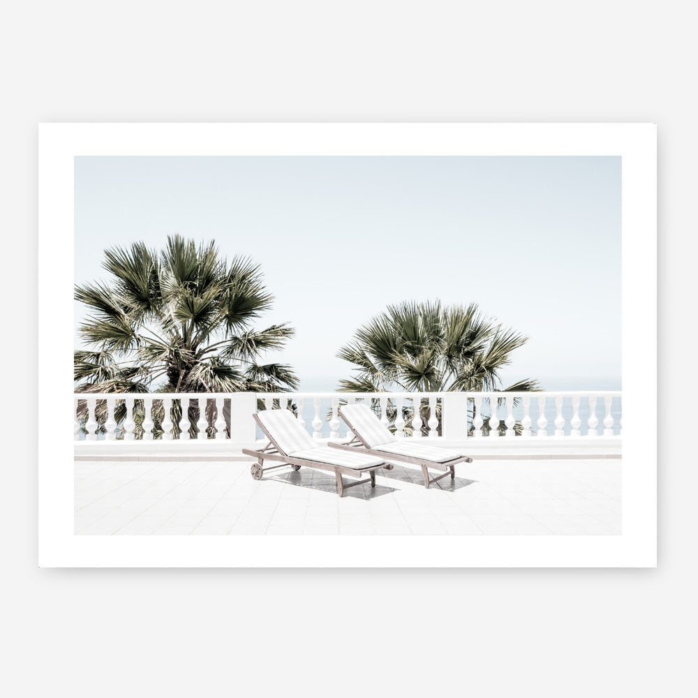 Shop Sun Terrace I Photo Art Print a coastal themed photography wall art print from The Print Emporium wall artwork collection - Buy Australian made fine art poster and framed prints for the home and your interior decor, TPE-1295-AP