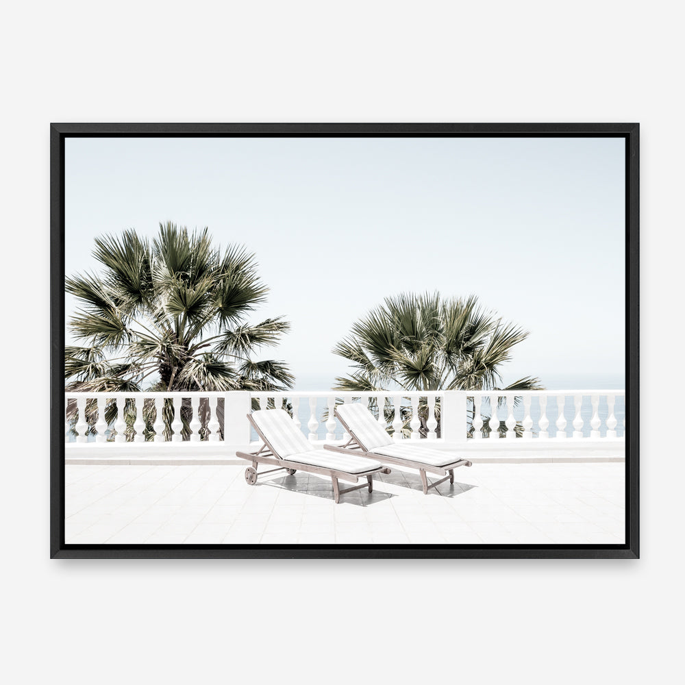 Shop Sun Terrace I Photo Canvas Print a coastal themed photography framed stretched canvas print from The Print Emporium wall artwork collection - Buy Australian made prints for the home and your interior decor space, TPE-1295-CA-35X46-NF