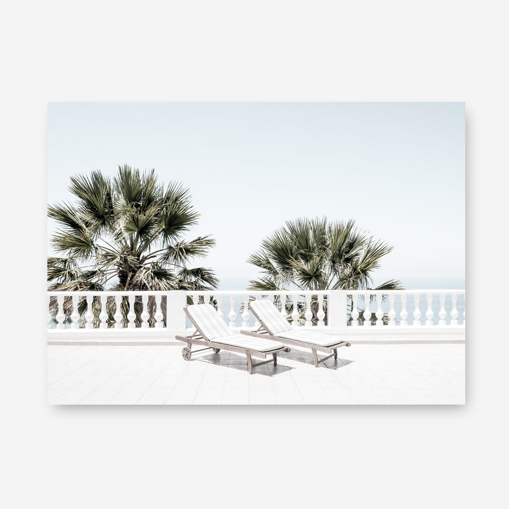 Shop Sun Terrace I Photo Canvas Print a coastal themed photography framed stretched canvas print from The Print Emporium wall artwork collection - Buy Australian made prints for the home and your interior decor space, TPE-1295-CA-35X46-NF