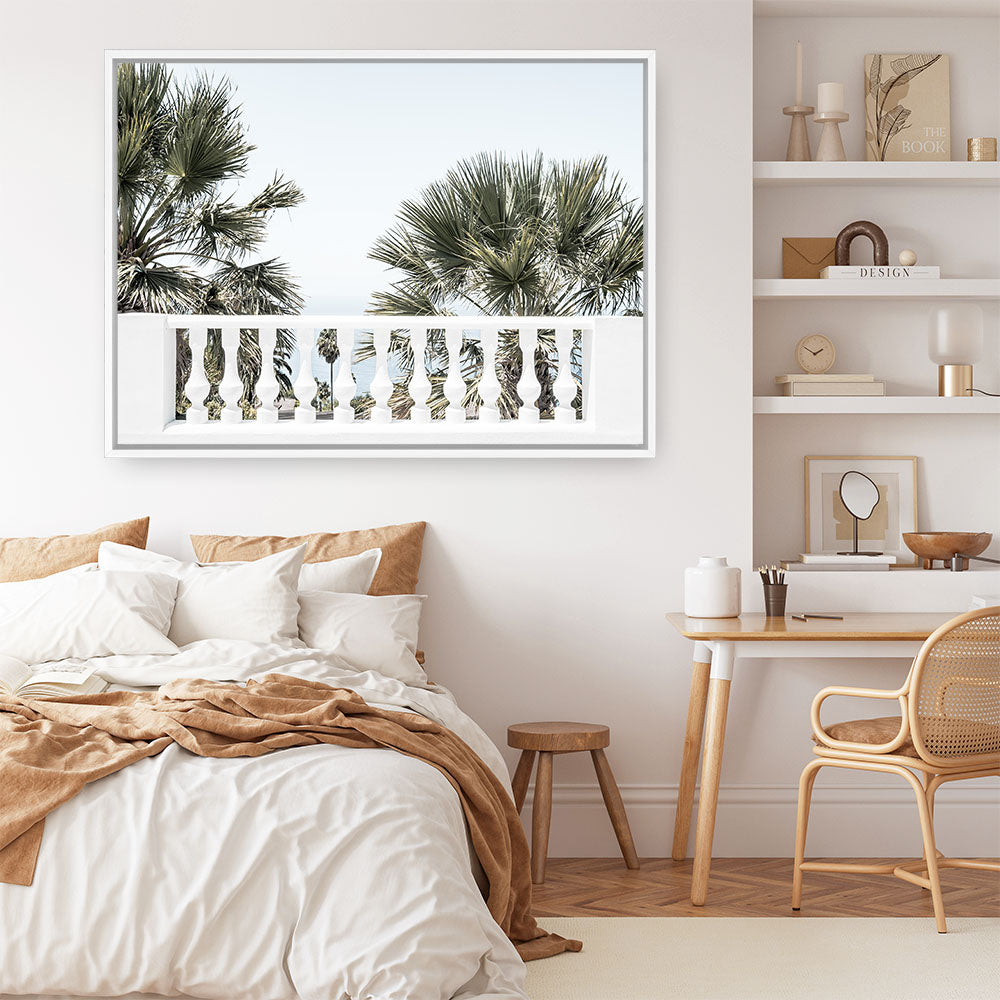 Shop Sun Terrace II Photo Canvas Print a coastal themed photography framed stretched canvas print from The Print Emporium wall artwork collection - Buy Australian made prints for the home and your interior decor space, TPE-1296-CA-35X46-NF
