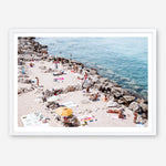Shop Sunbaking in Salento Photo Art Print a coastal themed photography wall art print from The Print Emporium wall artwork collection - Buy Australian made fine art poster and framed prints for the home and your interior decor, TPE-1193-AP