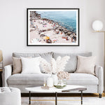 Shop Sunbaking in Salento Photo Art Print a coastal themed photography wall art print from The Print Emporium wall artwork collection - Buy Australian made fine art poster and framed prints for the home and your interior decor, TPE-1193-AP
