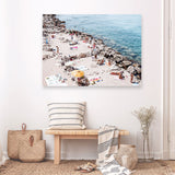 Shop Sunbaking in Salento Photo Canvas Print a coastal themed photography framed stretched canvas print from The Print Emporium wall artwork collection - Buy Australian made prints for the home and your interior decor space, TPE-1193-CA-35X46-NF