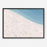 Shop Sunbathers Art Print a coastal themed painted wall art print from The Print Emporium wall artwork collection - Buy Australian made fine art painting style poster and framed prints for the home and your interior decor room, TPE-037-AP