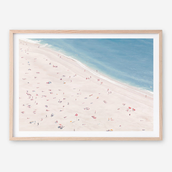 Shop Sunbathers Art Print a coastal themed painted wall art print from The Print Emporium wall artwork collection - Buy Australian made fine art painting style poster and framed prints for the home and your interior decor room, TPE-037-AP