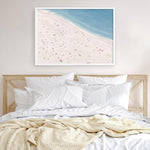Shop Sunbathers Art Print a coastal themed painted wall art print from The Print Emporium wall artwork collection - Buy Australian made fine art painting style poster and framed prints for the home and your interior decor room, TPE-037-AP