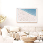 Shop Sunbathers Art Print a coastal themed painted wall art print from The Print Emporium wall artwork collection - Buy Australian made fine art painting style poster and framed prints for the home and your interior decor room, TPE-037-AP