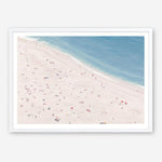 Shop Sunbathers Art Print a coastal themed painted wall art print from The Print Emporium wall artwork collection - Buy Australian made fine art painting style poster and framed prints for the home and your interior decor room, TPE-037-AP