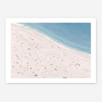 Shop Sunbathers Art Print a coastal themed painted wall art print from The Print Emporium wall artwork collection - Buy Australian made fine art painting style poster and framed prints for the home and your interior decor room, TPE-037-AP