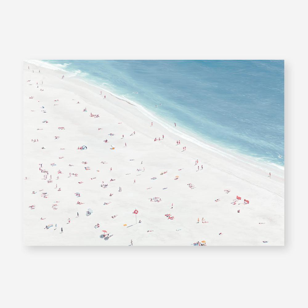 Shop Sunbathers II Art Print a coastal themed painted wall art print from The Print Emporium wall artwork collection - Buy Australian made fine art painting style poster and framed prints for the home and your interior decor room, TPE-061-AP