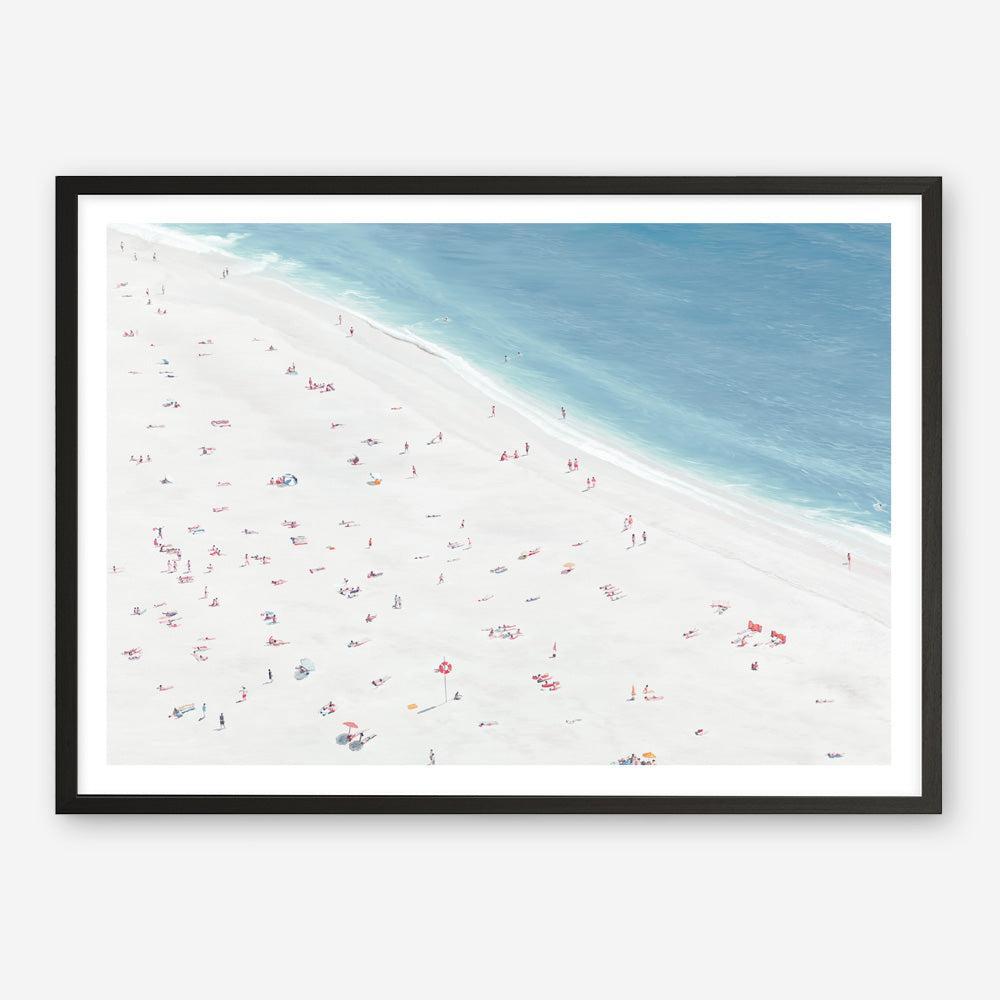 Shop Sunbathers II Art Print a coastal themed painted wall art print from The Print Emporium wall artwork collection - Buy Australian made fine art painting style poster and framed prints for the home and your interior decor room, TPE-061-AP