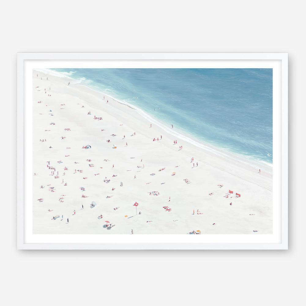 Shop Sunbathers II Art Print a coastal themed painted wall art print from The Print Emporium wall artwork collection - Buy Australian made fine art painting style poster and framed prints for the home and your interior decor room, TPE-061-AP