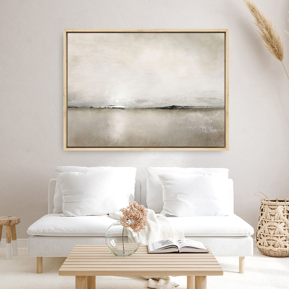 Shop Sunlight Bay Canvas Print a painted abstract themed framed canvas wall art print from The Print Emporium artwork collection - Buy Australian made fine art painting style stretched canvas prints for the home and your interior decor space, TPE-DH-141-CA-35X46-NF