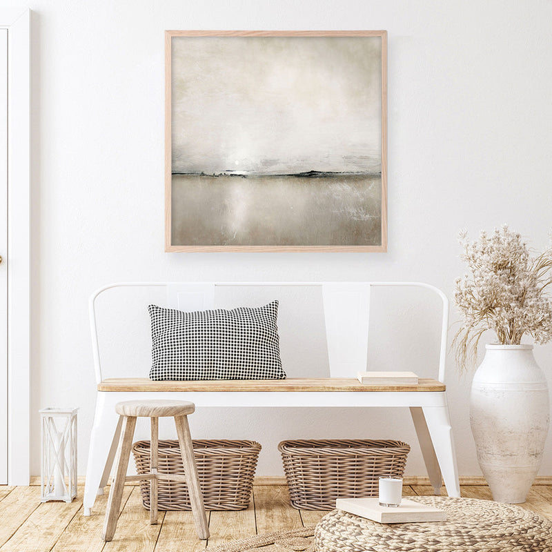 Shop Sunlight Bay (Square) Art Print a painted abstract themed wall art print from The Print Emporium wall artwork collection - Buy Australian made fine art painting style poster and framed prints for the home and your interior decor room, TPE-DH-225-AP