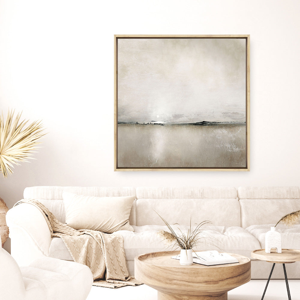 Shop Sunlight Bay (Square) Canvas Print a painted abstract themed framed canvas wall art print from The Print Emporium artwork collection - Buy Australian made fine art painting style stretched canvas prints for the home and your interior decor space, TPE-DH-225-CA-40X40-NF