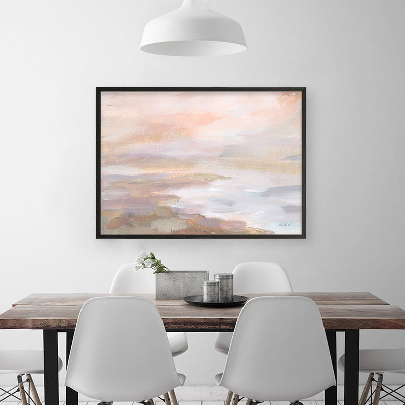 Shop Sunrise Coast Art Print a painted abstract themed wall art print from The Print Emporium wall artwork collection - Buy Australian made fine art painting style poster and framed prints for the home and your interior decor room, TPE-WA-70643-AP