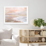 Shop Sunrise Coast Art Print a painted abstract themed wall art print from The Print Emporium wall artwork collection - Buy Australian made fine art painting style poster and framed prints for the home and your interior decor room, TPE-WA-70643-AP