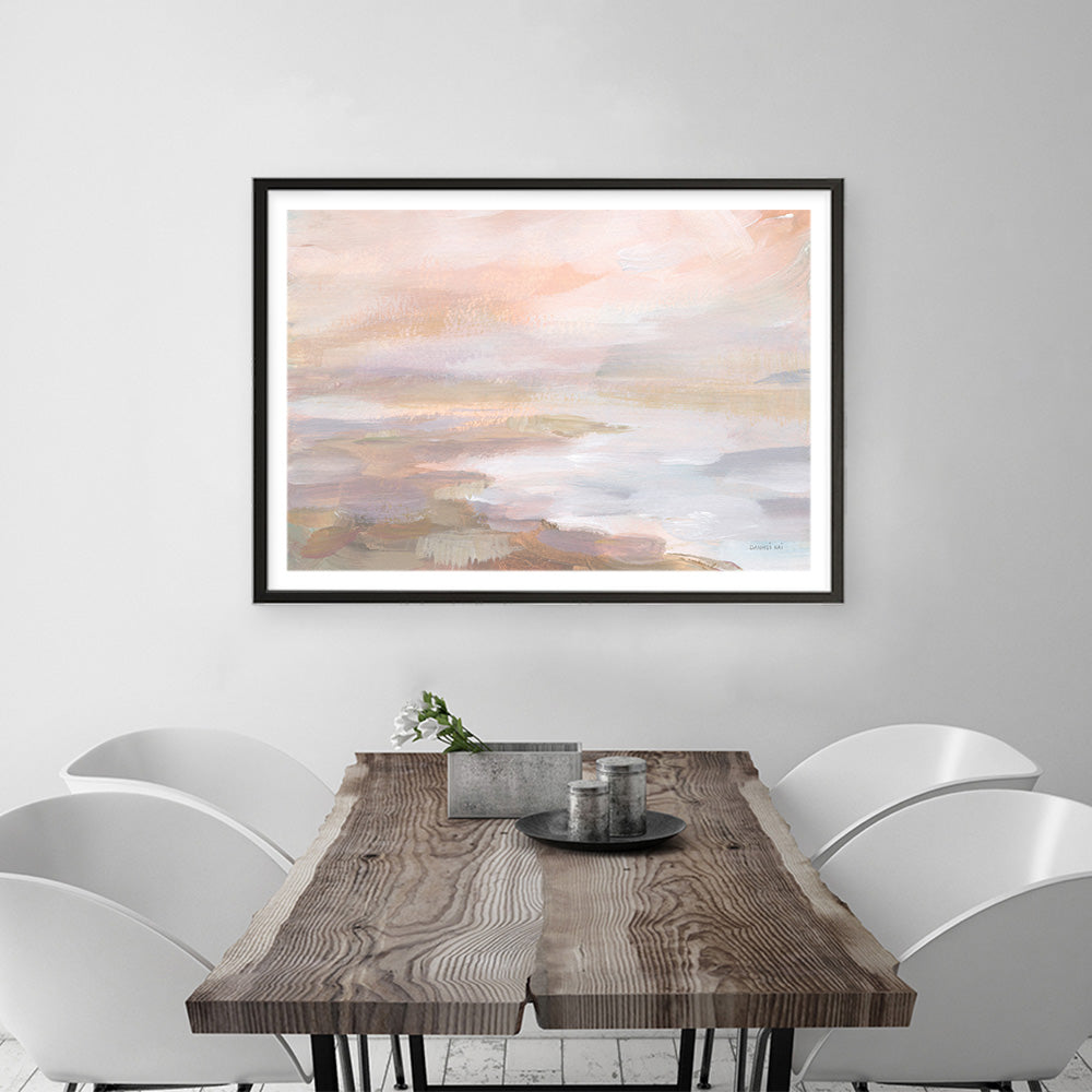 Shop Sunrise Coast Art Print a painted abstract themed wall art print from The Print Emporium wall artwork collection - Buy Australian made fine art painting style poster and framed prints for the home and your interior decor room, TPE-WA-70643-AP