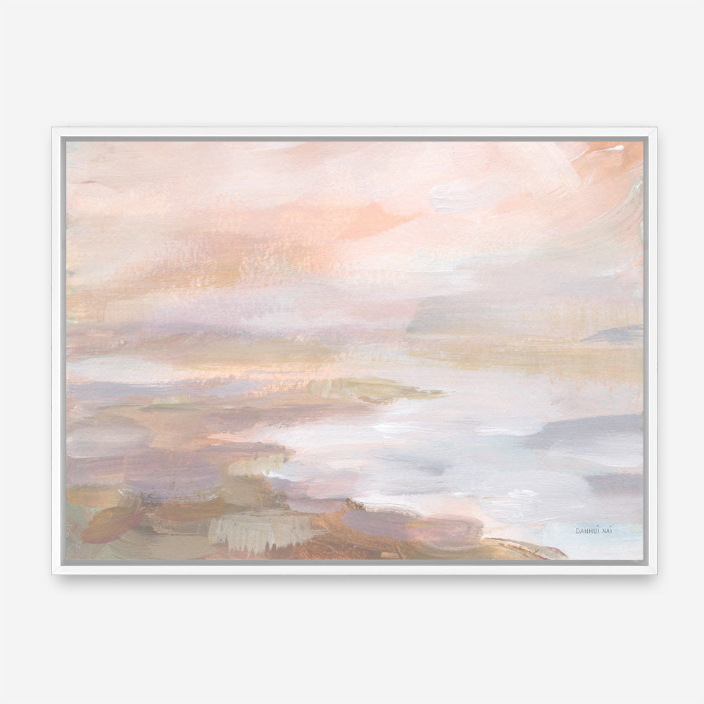 Shop Sunrise Coast Canvas Print a painted abstract themed framed canvas wall art print from The Print Emporium artwork collection - Buy Australian made fine art painting style stretched canvas prints for the home and your interior decor space, TPE-WA-70643-CA-35X46-NF
