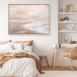Shop Sunrise Coast Canvas Print a painted abstract themed framed canvas wall art print from The Print Emporium artwork collection - Buy Australian made fine art painting style stretched canvas prints for the home and your interior decor space, TPE-WA-70643-CA-35X46-NF
