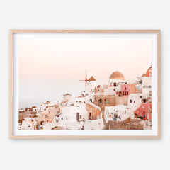 Shop Sunset in Santorini Photo Art Print a photography wall art print from The Print Emporium wall artwork collection - Buy Australian made fine art poster and framed prints for the home and your interior decor room, TPE-1301-AP