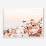 Shop Sunset in Santorini Photo Art Print a photography wall art print from The Print Emporium wall artwork collection - Buy Australian made fine art poster and framed prints for the home and your interior decor room, TPE-1301-AP