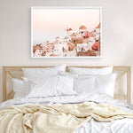 Shop Sunset in Santorini Photo Art Print a photography wall art print from The Print Emporium wall artwork collection - Buy Australian made fine art poster and framed prints for the home and your interior decor room, TPE-1301-AP