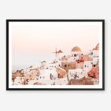 Shop Sunset in Santorini Photo Art Print a photography wall art print from The Print Emporium wall artwork collection - Buy Australian made fine art poster and framed prints for the home and your interior decor room, TPE-1301-AP