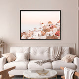 Shop Sunset in Santorini Photo Art Print a photography wall art print from The Print Emporium wall artwork collection - Buy Australian made fine art poster and framed prints for the home and your interior decor room, TPE-1301-AP