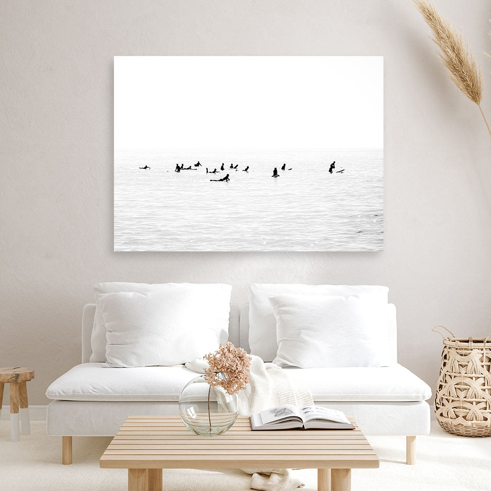 Shop Surf Point Photo Canvas Print a coastal themed photography framed stretched canvas print from The Print Emporium wall artwork collection - Buy Australian made prints for the home and your interior decor space, TPE-1184-CA-35X46-NF