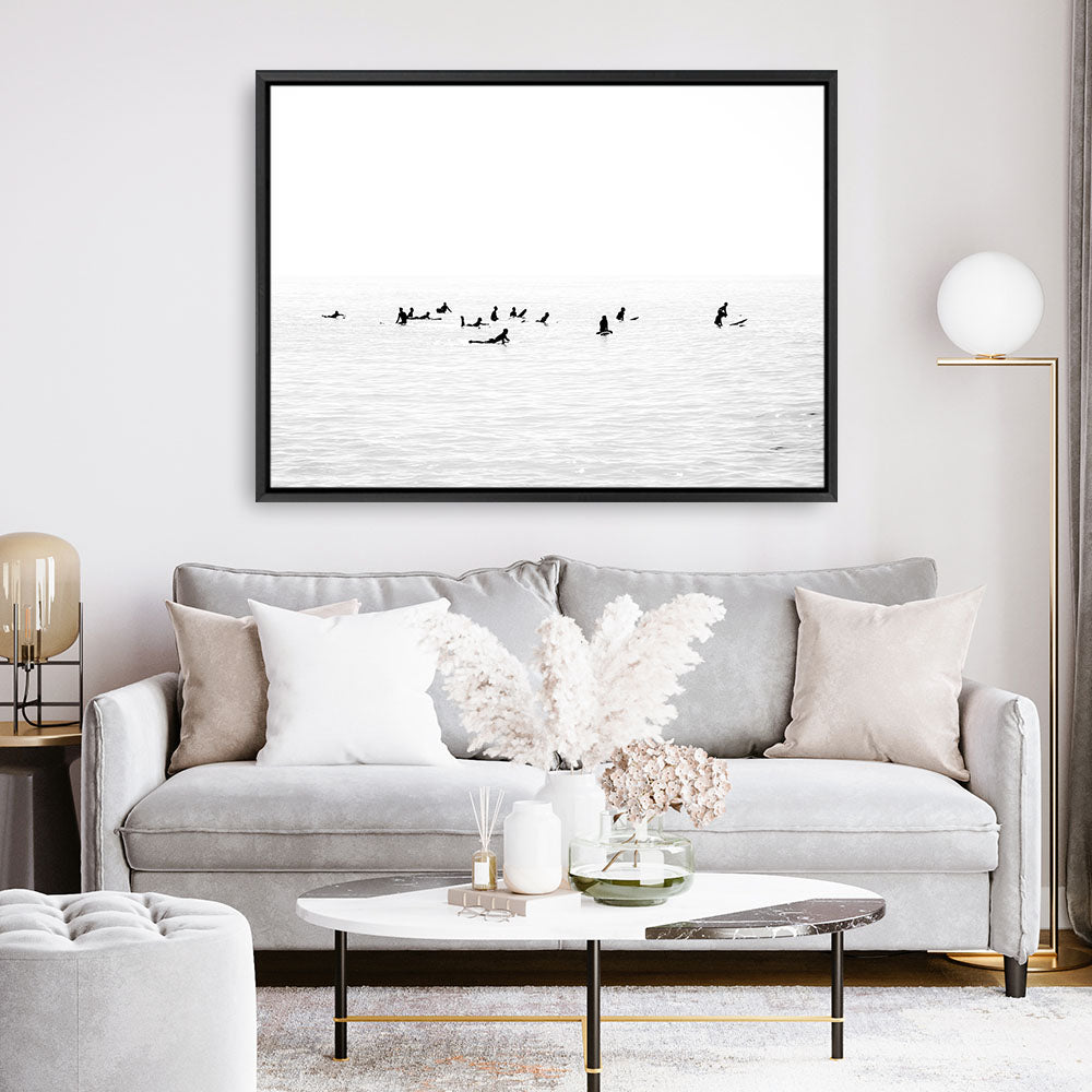 Shop Surf Point Photo Canvas Print a coastal themed photography framed stretched canvas print from The Print Emporium wall artwork collection - Buy Australian made prints for the home and your interior decor space, TPE-1184-CA-35X46-NF
