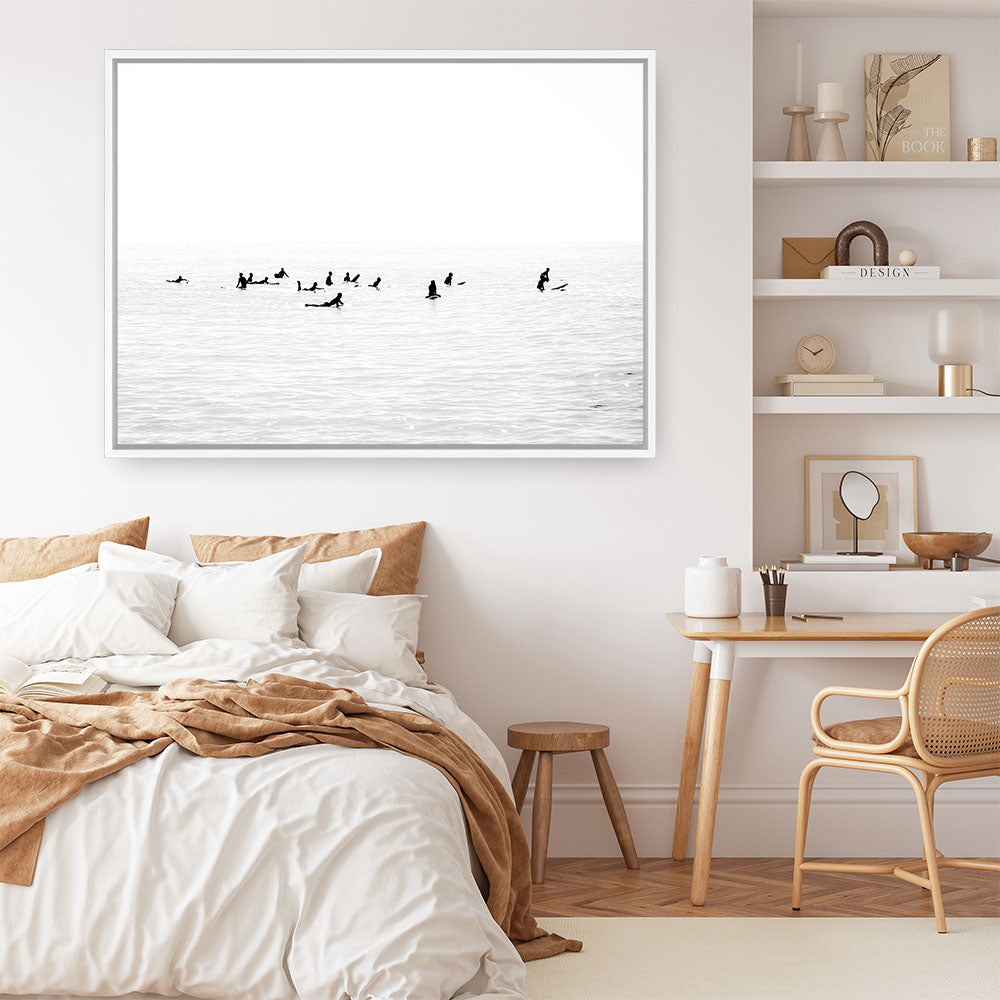 Shop Surf Point Photo Canvas Print a coastal themed photography framed stretched canvas print from The Print Emporium wall artwork collection - Buy Australian made prints for the home and your interior decor space, TPE-1184-CA-35X46-NF
