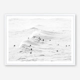 Shop Surf Swell B&W Photo Art Print a coastal themed photography wall art print from The Print Emporium wall artwork collection - Buy Australian made fine art poster and framed prints for the home and your interior decor, TPE-1161-AP