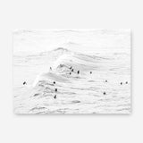 Shop Surf Swell B&W Photo Canvas Print a coastal themed photography framed stretched canvas print from The Print Emporium wall artwork collection - Buy Australian made prints for the home and your interior decor space, TPE-1161-CA-35X46-NF