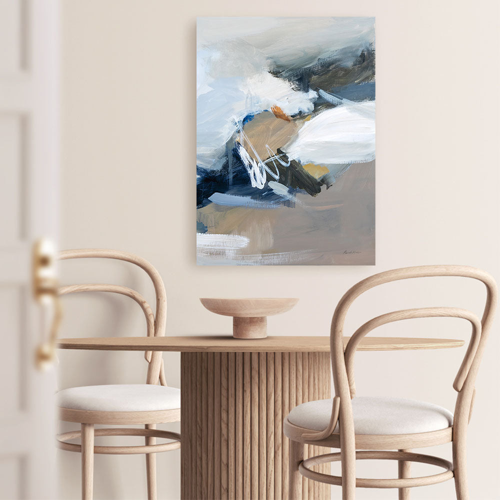 Shop Surfacing Canvas Print a painted abstract themed framed canvas wall art print from The Print Emporium artwork collection - Buy Australian made fine art painting style stretched canvas prints for the home and your interior decor space, TPE-WA-70537-CA-35X46-NF