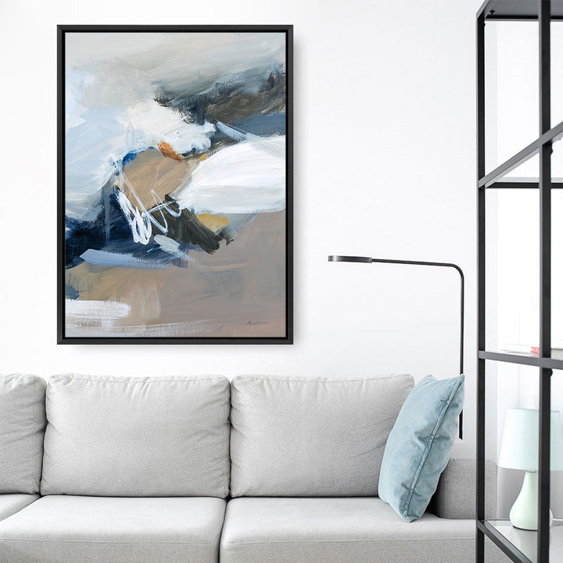 Shop Surfacing Canvas Print a painted abstract themed framed canvas wall art print from The Print Emporium artwork collection - Buy Australian made fine art painting style stretched canvas prints for the home and your interior decor space, TPE-WA-70537-CA-35X46-NF