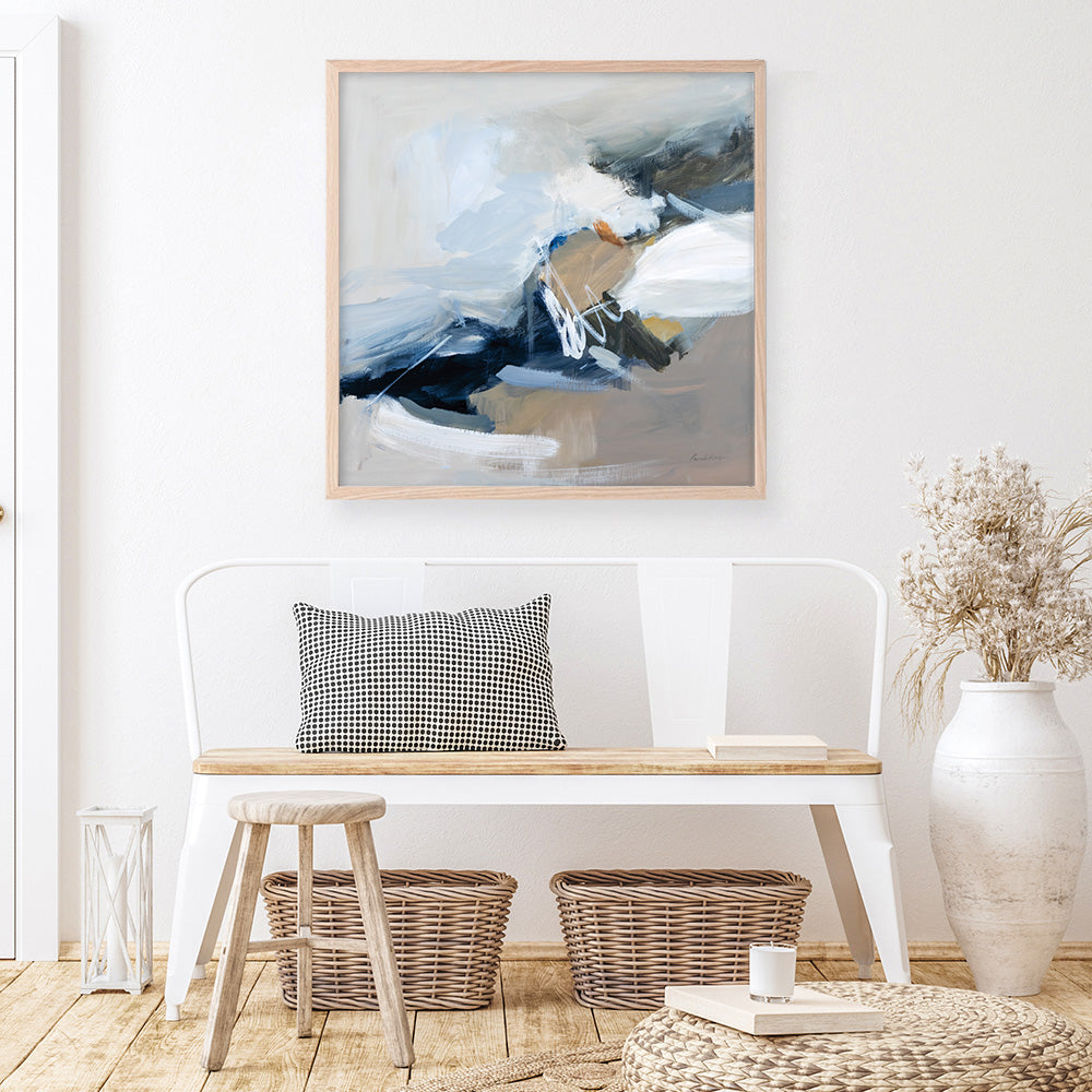 Shop Surfacing (Square) Art Print a painted abstract themed wall art print from The Print Emporium wall artwork collection - Buy Australian made fine art painting style poster and framed prints for the home and your interior decor room, TPE-WA-70537A-AP