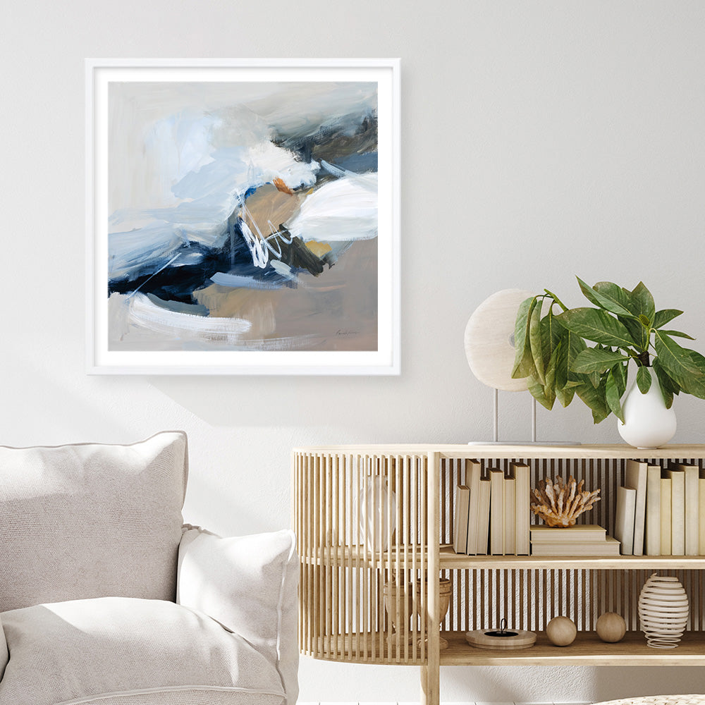 Shop Surfacing (Square) Art Print a painted abstract themed wall art print from The Print Emporium wall artwork collection - Buy Australian made fine art painting style poster and framed prints for the home and your interior decor room, TPE-WA-70537A-AP