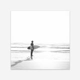 Shop Surfer On The Sand (Square) Photo Art Print a coastal themed photography wall art print from The Print Emporium wall artwork collection - Buy Australian made fine art poster and framed prints for the home and your interior decor, TPE-1071-AP