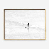Shop Surfer Photo Canvas Print a coastal themed photography framed stretched canvas print from The Print Emporium wall artwork collection - Buy Australian made prints for the home and your interior decor space, TPE-614-CA-35X46-NF